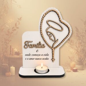 Porta-Velas Nossa Senhora da Família