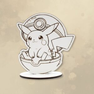 Figura de Mesa Pokémon Pikachu & Pokebola