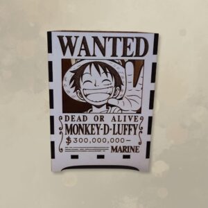Suporte de Canetas One Piece Wanted Luffy