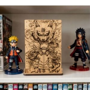 Quadro de Madeira Anime Naruto