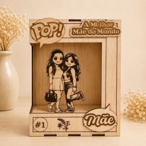 Caixa Pop! Personalizada em Madeira