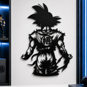 Painel de Parede em Madeira Son Goku - Dragon Ball